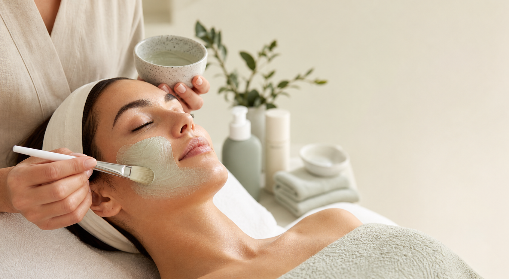 Gentle clarifying acne facial in Staten Island for sensitive and congested skin